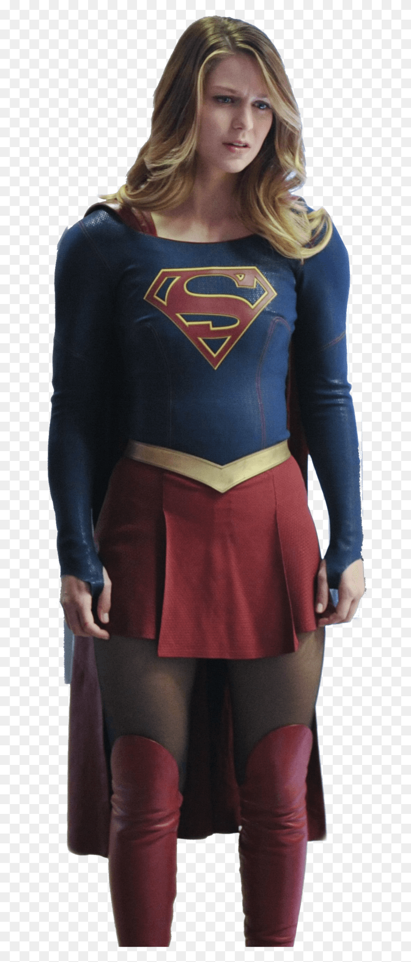 672x1902 Supergirl, Sleeve, Clothing, Long Sleeve HD PNG Download