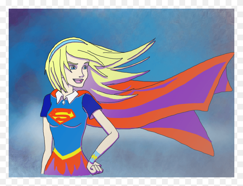1280x960 Supergirl Cartoon, Person, Human HD PNG Download