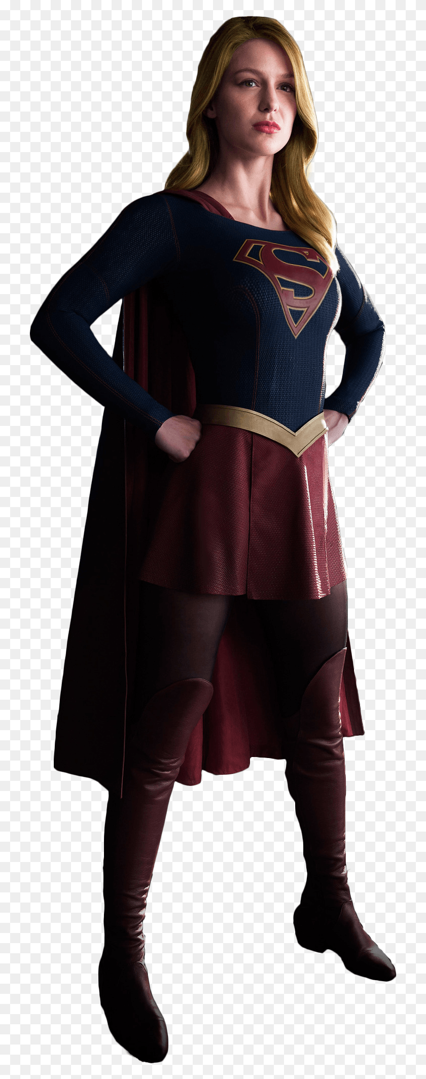 725x2068 Supergirl Cosplay Costume, Clothing, Apparel, Person HD PNG Download
