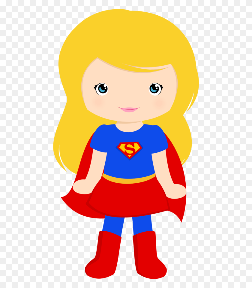 486x900 Supergirl Cute Super Girl Clipart, Doll, Toy, Person HD PNG Download