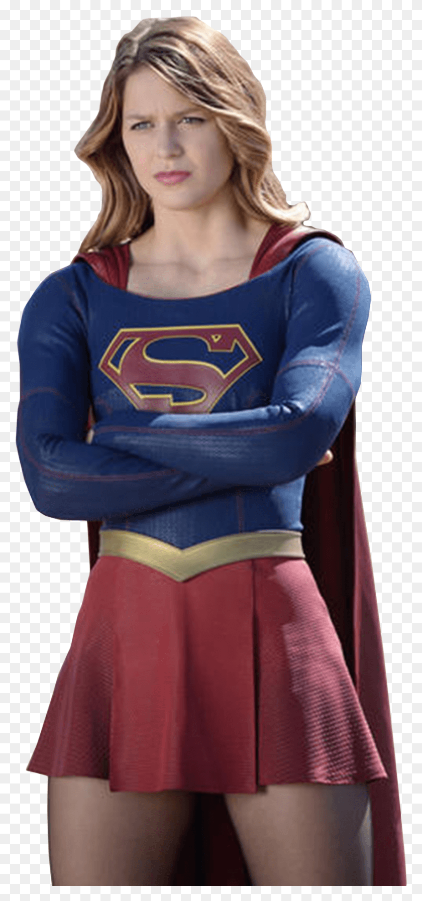 856x1904 Supergirl File, Clothing, Apparel, Costume HD PNG Download