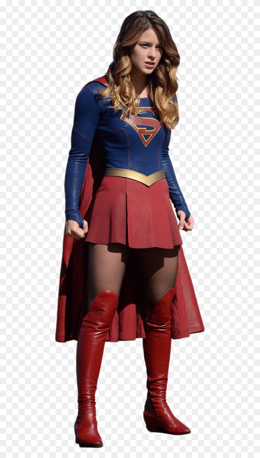 487x1418 Descargar Png / Supergirl Supergirl, Ropa, Persona Hd Png