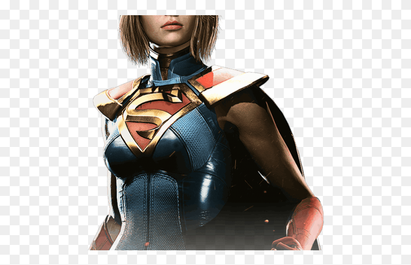 484x481 Descargar Png / Supergirl Injustice 2 Actriz Png