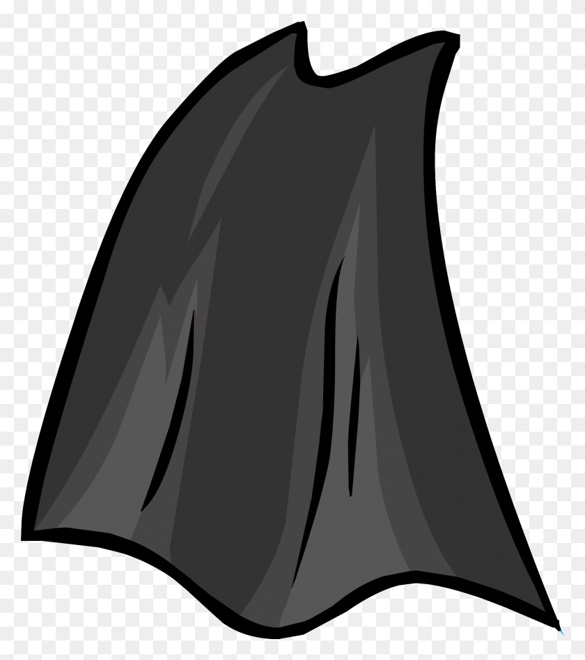 1691x1926 Superhero Cape Clipart Black Cape Clipart, Clothing, Apparel, Cloak HD PNG Download