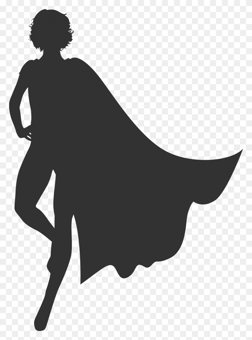 2039x2799 Superhero Silhouette Female Superhero Silhouette, Person, Human HD PNG Download