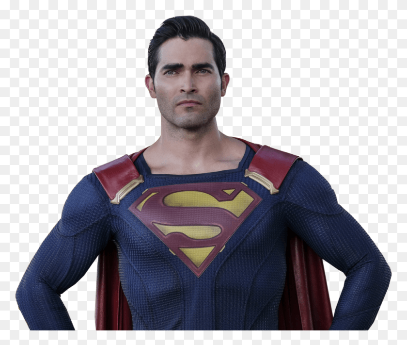 966x807 Superman Arrowverse Superman, Clothing, Apparel, Sleeve HD PNG Download