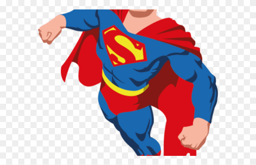 595x481 Superman Body Cartoon, Person, Human, Performer HD PNG Download