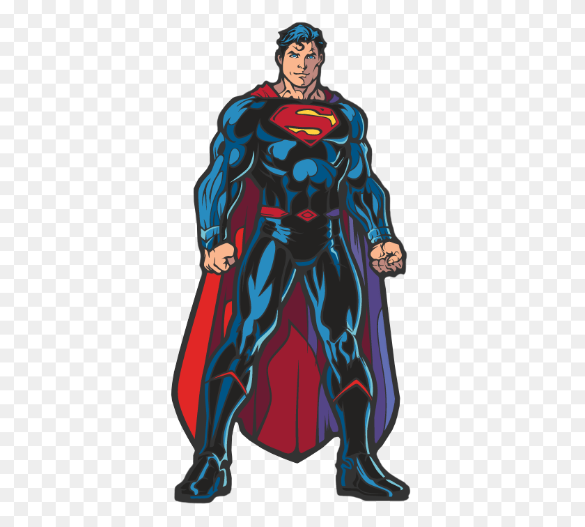 352x696 Superman Figpin, Clothing, Apparel, Person HD PNG Download