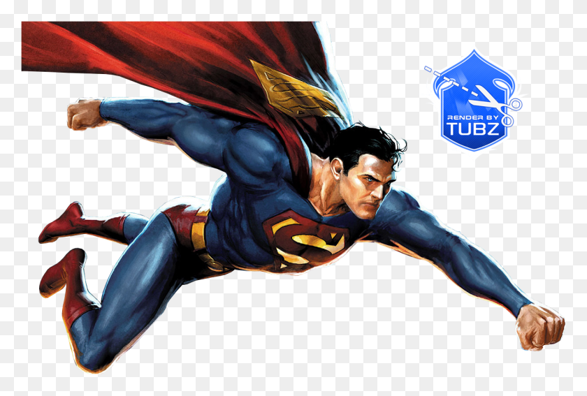 1230x801 Descargar Png / Superman Flying Super Man Png