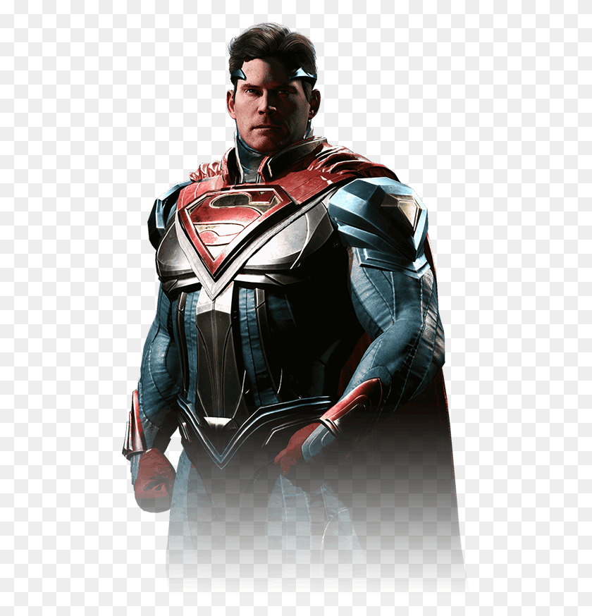 495x814 Superman Image Injustice 2 Superman Combos, Person, Human, Clothing HD PNG Download