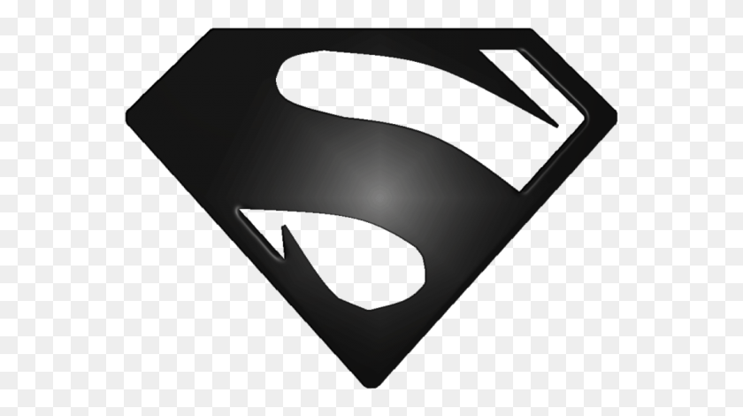 559x410 Descargar Png Logotipo De Superman High Re Black Superman Logo, Mouse, Hardware, Computadora Hd Png