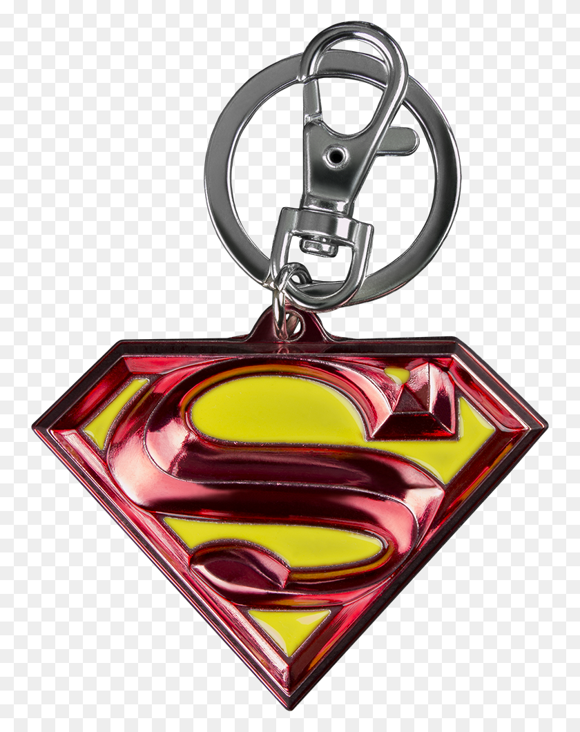 750x1000 Descargar Png / Llavero Con El Logotipo De Superman, Logotipo, Símbolo, Marca Registrada Hd Png