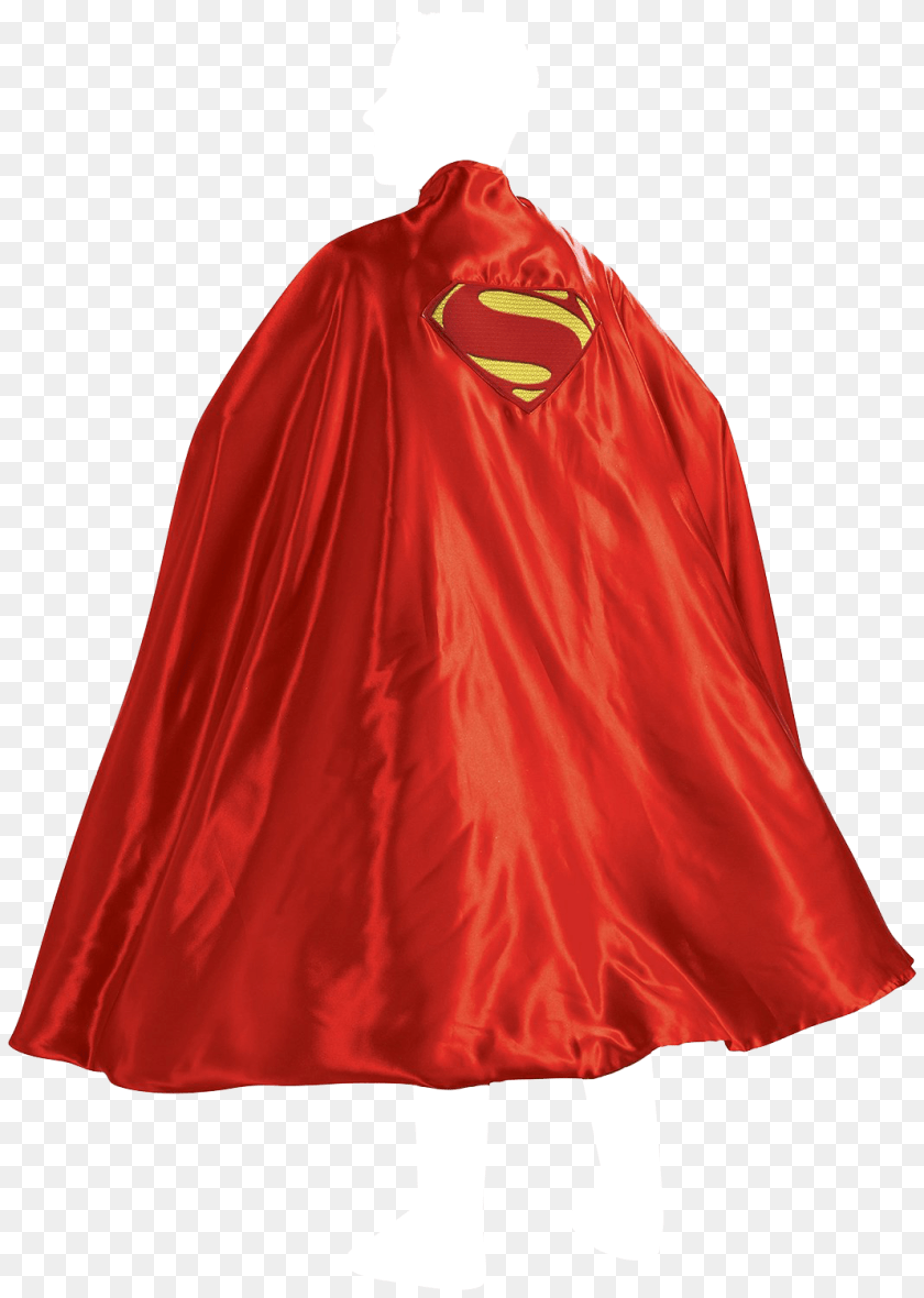 1068x1500 Superman Man Of Steel Deluxe Cape Popcultcha, Clothing, Fashion, Coat Transparent PNG