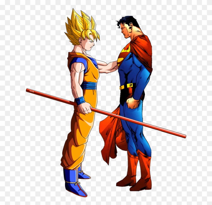 639x754 Superman Quin Ganara Esta Batalla Bardock Y Goku, Persona, Humano, Comics Hd Png