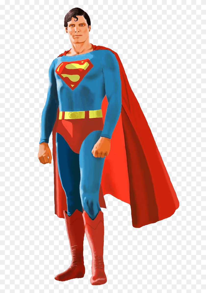 625x1135 Superman Superman Reeves, Cape, Clothing, Apparel HD PNG Download