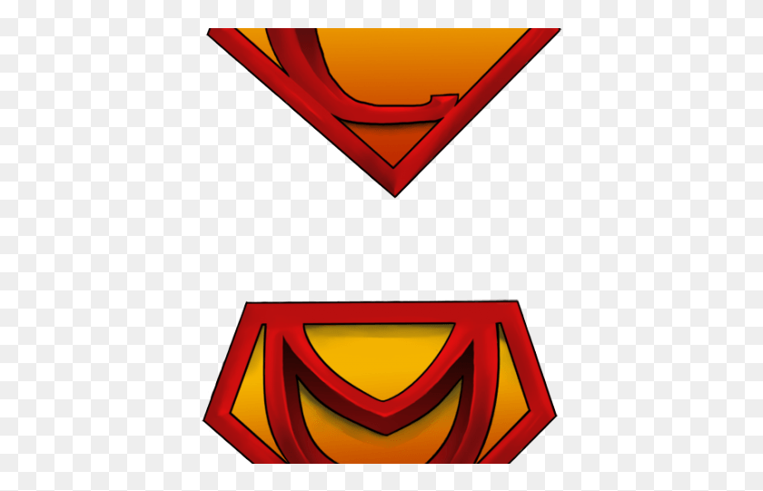 400x481 Descargar Png Símbolo De Superman Con Letras Diferentes Logotipo De Superman, Etiqueta, Texto, Logotipo Hd Png