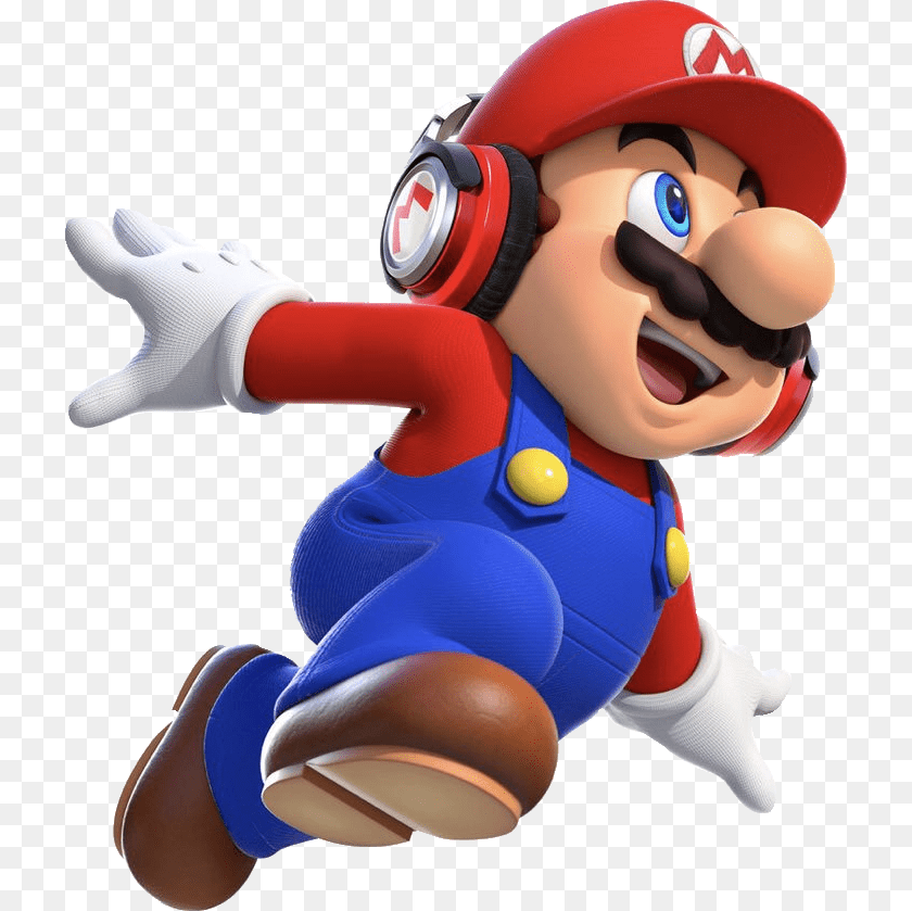 Supermariorun Headphones Super Mario Run, Toy, Game, Super Mario, Face Sticker PNG