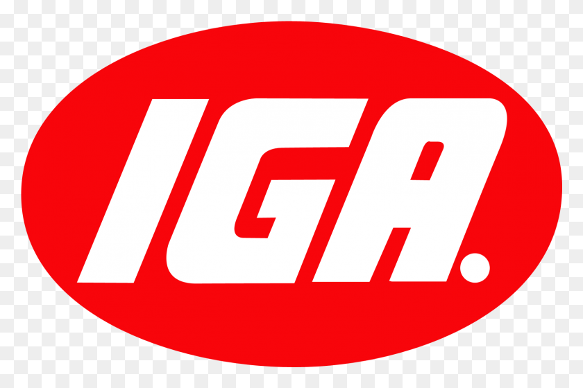 1593x1023 Логотипы Супермаркетов Логотип Iga, Этикетка, Текст, Первая Помощь Hd Png Скачать