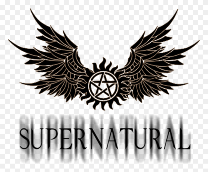 945x769 Supernatural Sobrenatural Terror Horror Logo Logotipo Supernatural, Snake, Reptile, Animal HD PNG Download