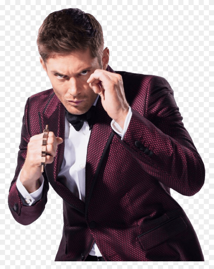 1024x1307 Supernatural Sticker Jensen Ackles Photoshoot Entertainment Weekly, Clothing, Apparel, Suit HD PNG Download