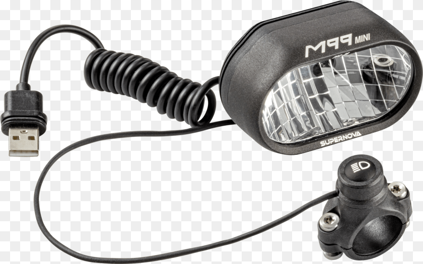 Supernova Usb Front Light For E Mtb, Adapter, Electronics, Headphones, Headlight PNG