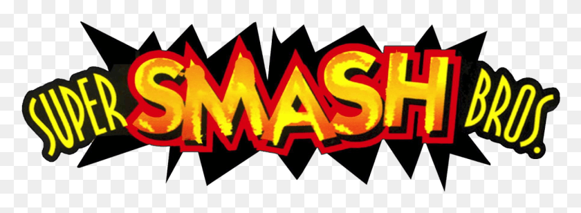 1197x382 Supersmashbros N64 Logo Super Smash Bros N64 Logo, Text, Label, Alphabet HD PNG Download