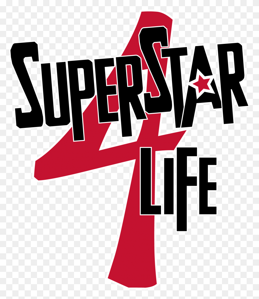 1866x2173 Descargar Png Superstar 4 Life Logo Compact No Shadow High Rez Diseño Gráfico, Texto, Número, Símbolo Hd Png