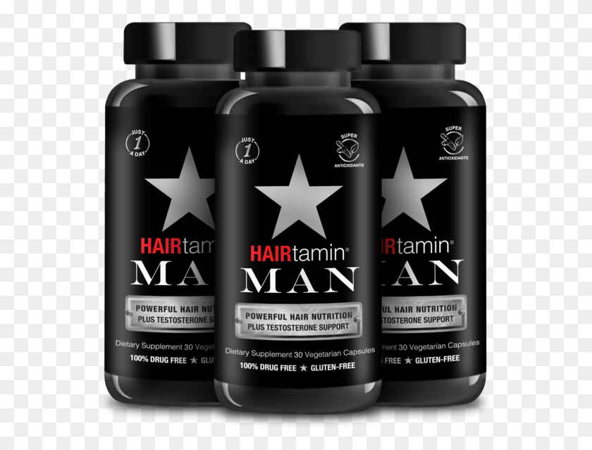 563x579 Supplement Hairtamin, Bottle, Cosmetics, Shaker HD PNG Download