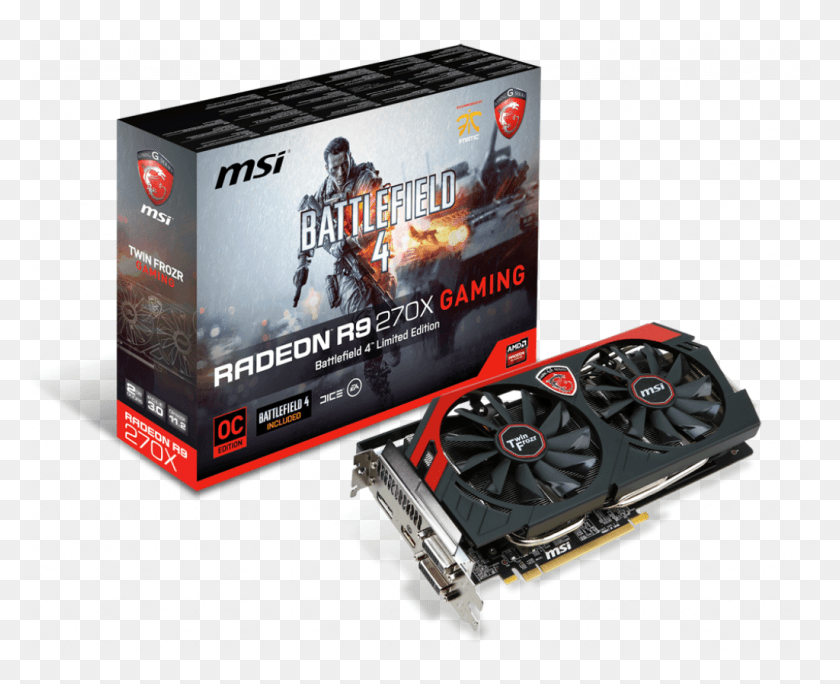 1024x820 Support For Radeon R9 270x Gaming 2g Bf4 Msi Amd Radeon R9, Computer Hardware, Hardware, Computer HD PNG Download