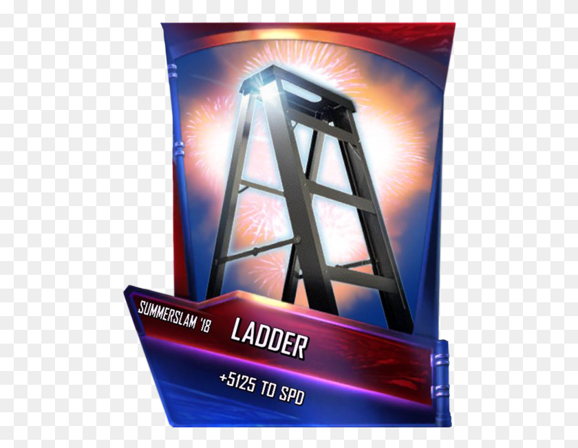 486x592 Support Ladder S4 21 Summerslam18 Ladder, Text, Clock Tower, Tower HD PNG Download