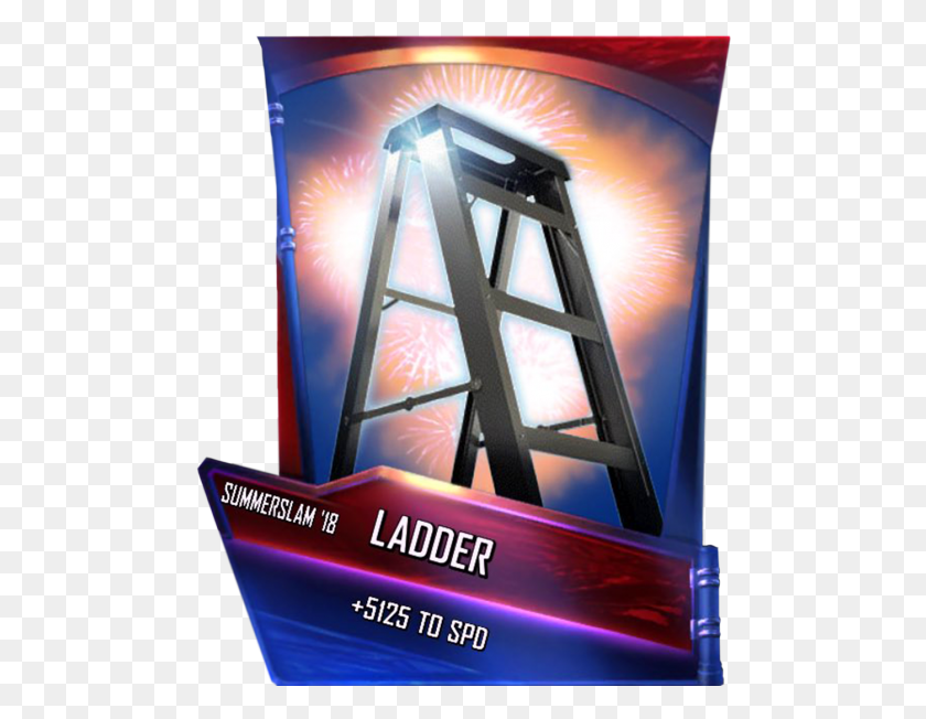 486x592 Descargar Png Escalera De Soporte S4 21 Summerslam18 Escalera, Texto, Torre Del Reloj, Torre Hd Png