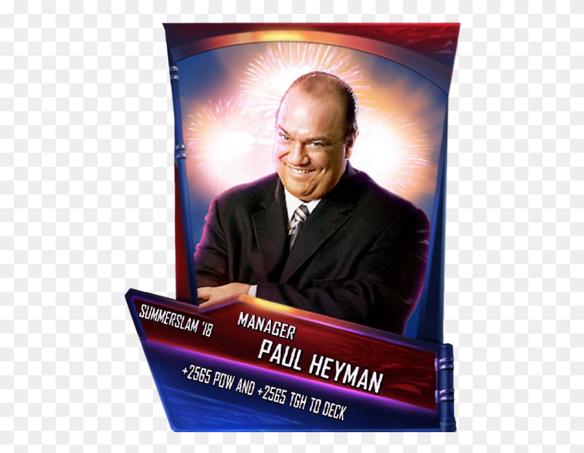 486x592 Support Paulheyman S4 21 Summerslam18 Novel, Audience, Crowd, Person HD PNG Download