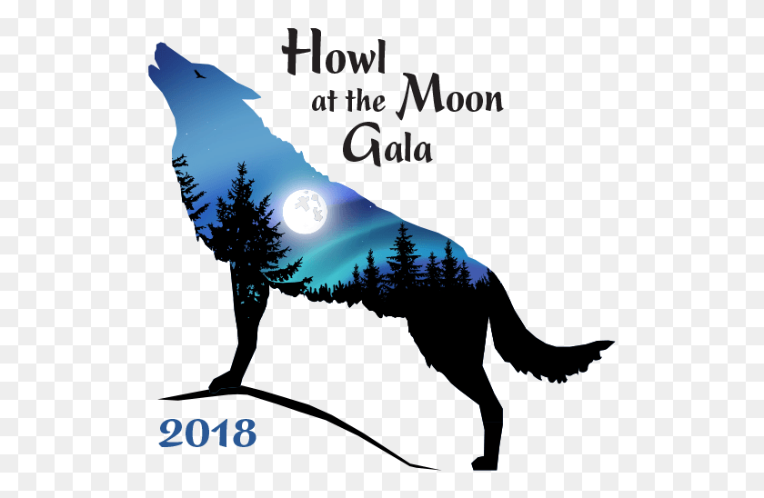 515x488 Support The International Wolf Center39s Mission Wolf On A Mountain Howling, Nature, Outdoors, Night HD PNG Download