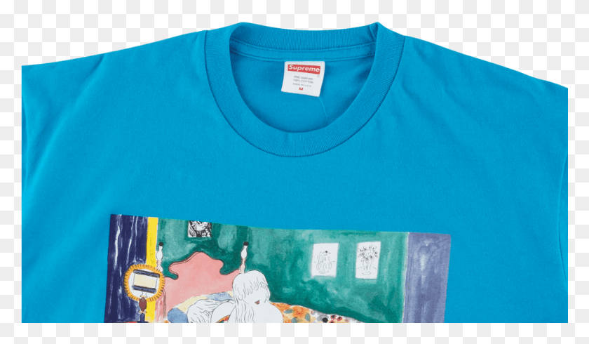1001x552 Supreme Bedroom Tee Sweater, Clothing, Apparel, Sleeve HD PNG Download