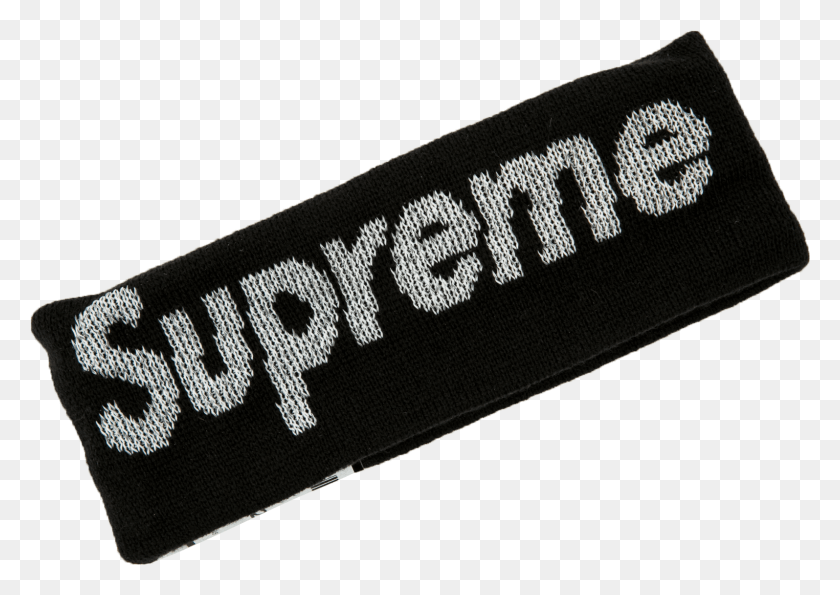 1595x1095 Supreme Box Logo Fw16 Black, Strap, Symbol, Trademark HD PNG Download