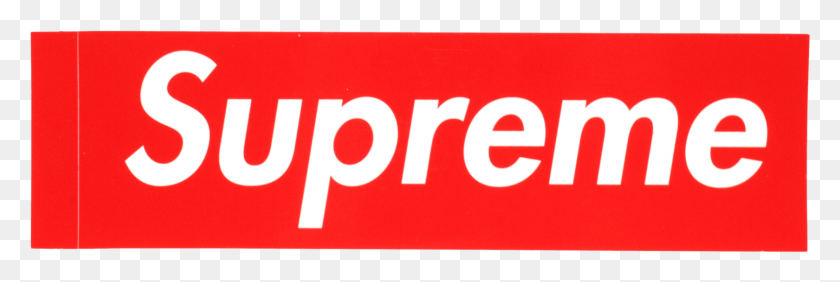 1680x479 Supreme Box Logo Sticker, Word, Alphabet, Text Descargar Hd Png