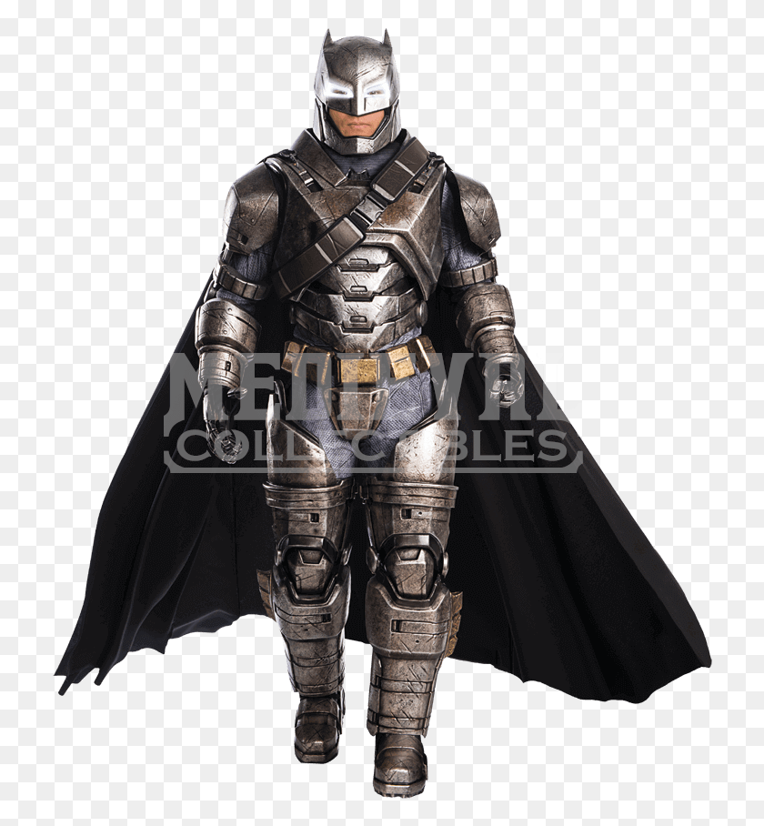 726x848 Supreme Edition Adult Armoured Batman Costume Batman Dawn Of Justice Costume, Armor, Person, Human HD PNG Download