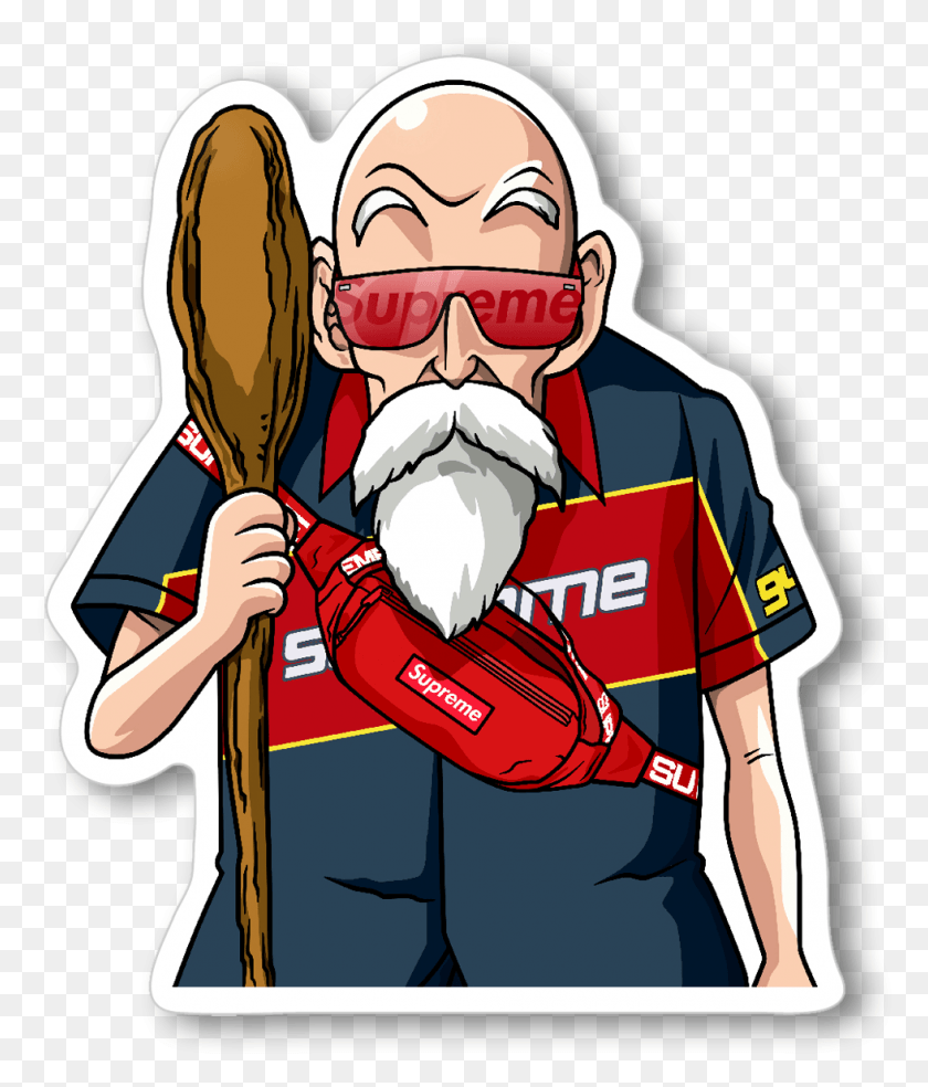 980x1161 Supreme Master Roshi Free Type Beat, Person, Human, Spoon HD PNG Download