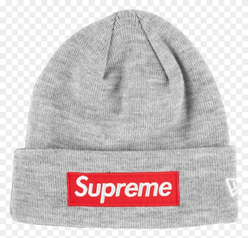 1152x1104 Supreme New Era Box Logo Beanie Fw Knit Cap, Clothing, Apparel, Hat HD PNG Download