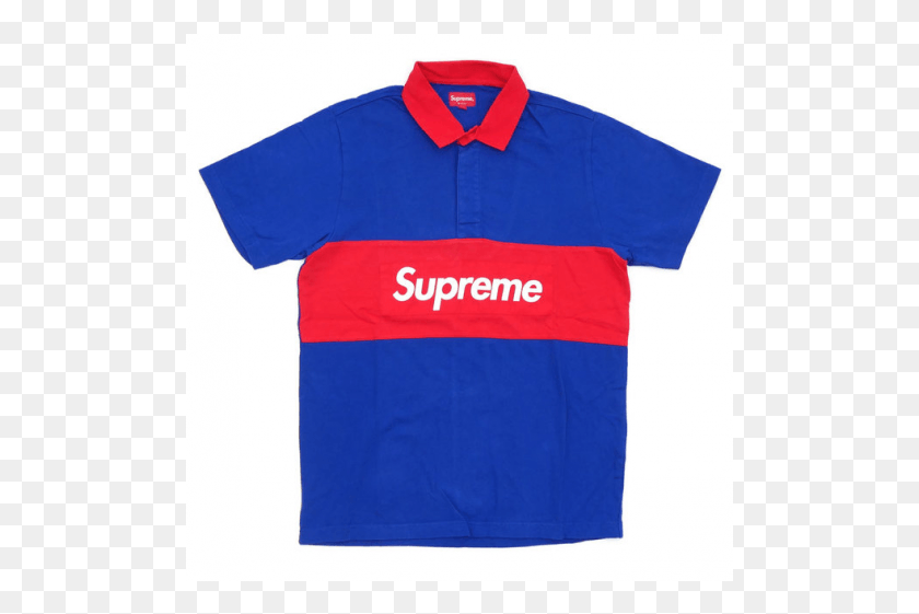 501x501 Supreme Red And Blue Shirt, Clothing, Apparel, T-Shirt Descargar Hd Png