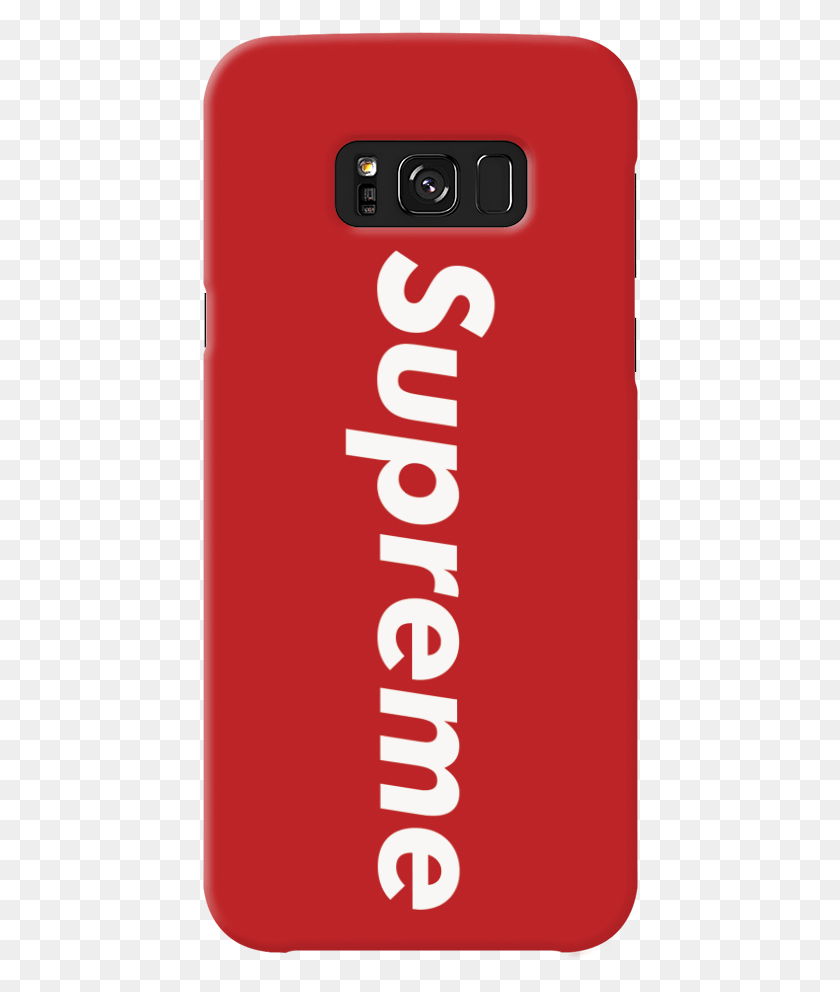 436x932 Supreme Red Cover Case For Samsung Galaxy S8 Plus Supreme Font, Number, Symbol, Text HD PNG Download