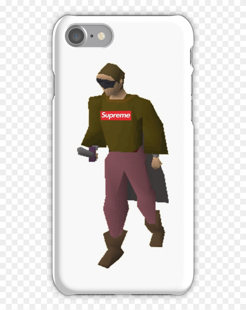 527x1001 Supreme Runescape Character Iphone 7 Snap Case Runescape Character, Clothing, Apparel, Person HD PNG Download