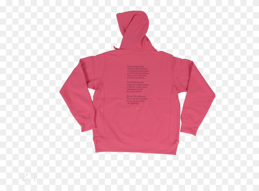 3690x2653 Supreme Scarface Friend Hoodie Hoodie, Clothing, Apparel, Sweatshirt HD PNG Download