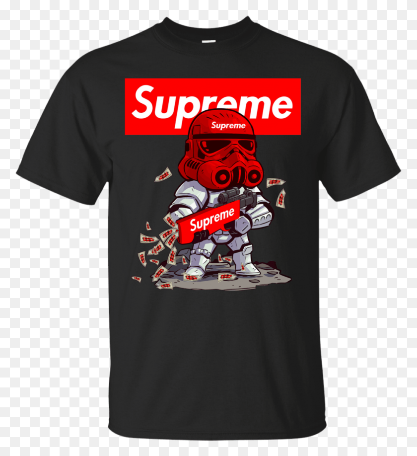 1039x1143 Supreme Star Wars Shirt, Clothing, Apparel, T-shirt HD PNG Download