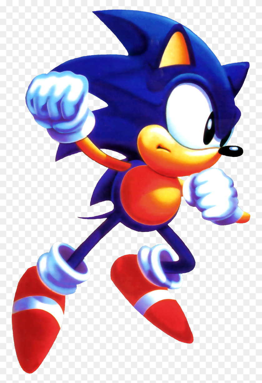 766x1168 Sure Classic Sonic Is Fat Sonic The Hedgehog Punching, Toy, Animal HD PNG Download