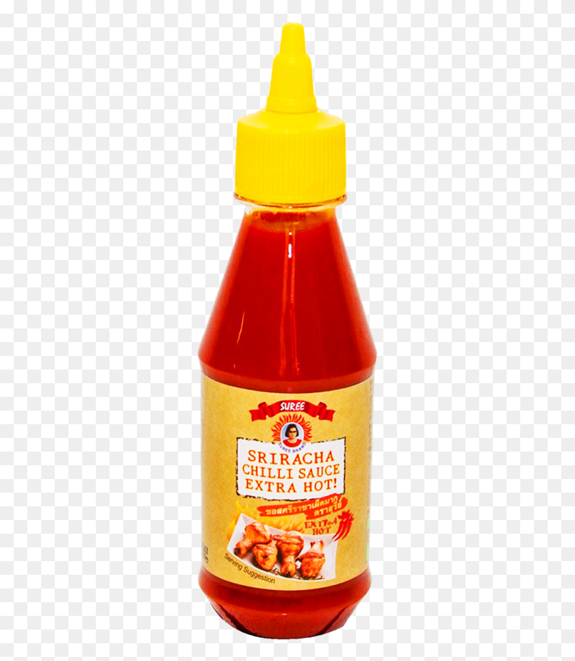 267x906 Suree Sauce Sriracha Chili Extra Hot 200 Ml, Food, Ketchup, Beverage HD PNG Download