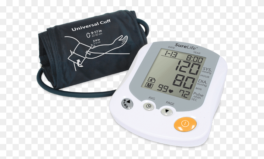 609x448 Surelife Premium Arm Blood Pressure Monitor Blood Pressure Machine, Mouse, Hardware, Computer HD PNG Download