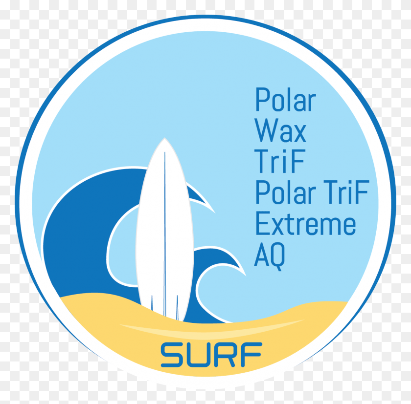 1255x1235 Surf Logo Circle, Label, Text, Poster HD PNG Download