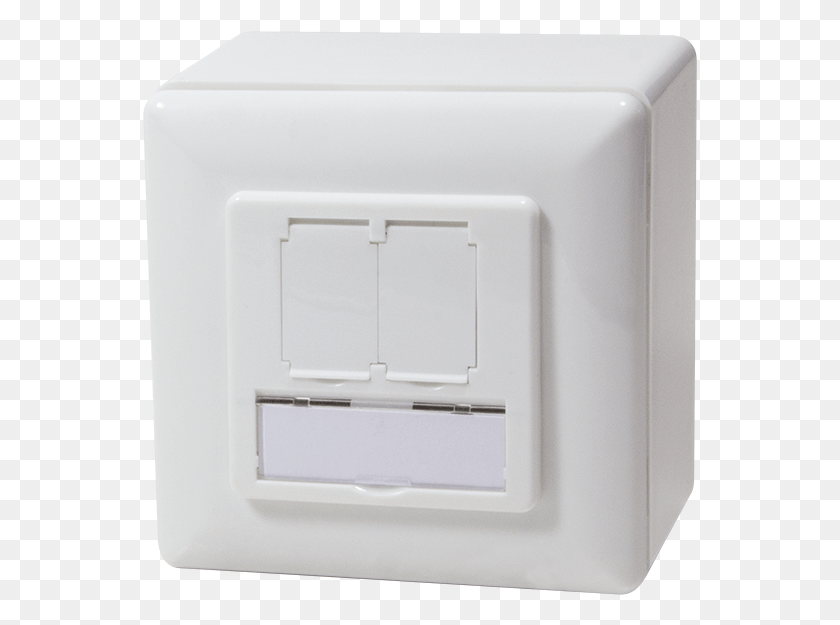 555x565 Surface Modular Outlet Cat5e Fully Shielded Enclosure, Adapter, Electrical Device, Electrical Outlet HD PNG Download