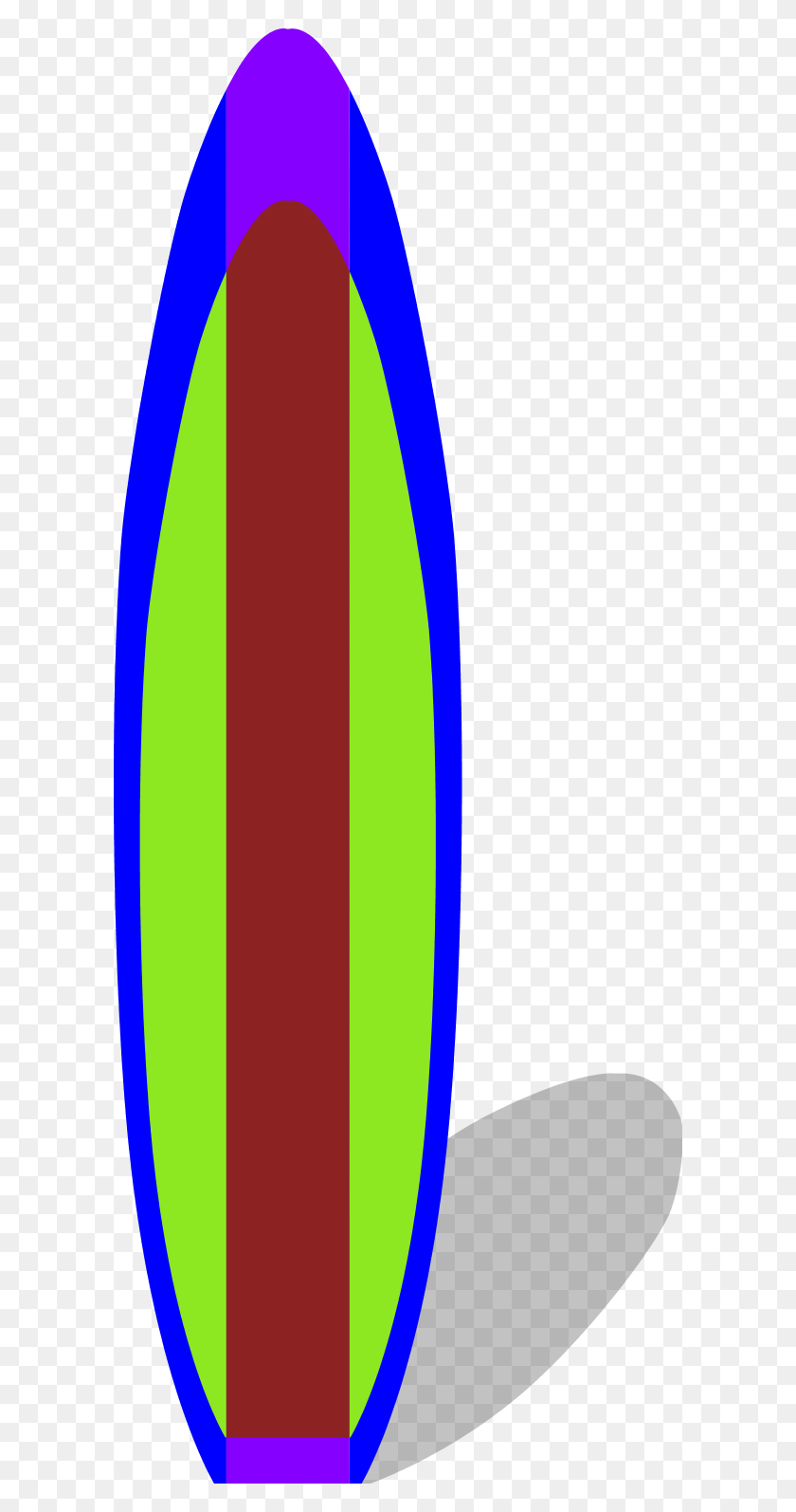 600x1534 Surfboard At Vector Image Clipart Clipart Circle, Water, Face, Sport HD PNG Download